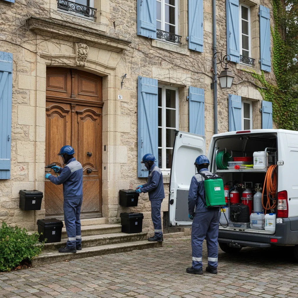 Dératisation professionnelle avec pose de postes d'appâtage sécurisés